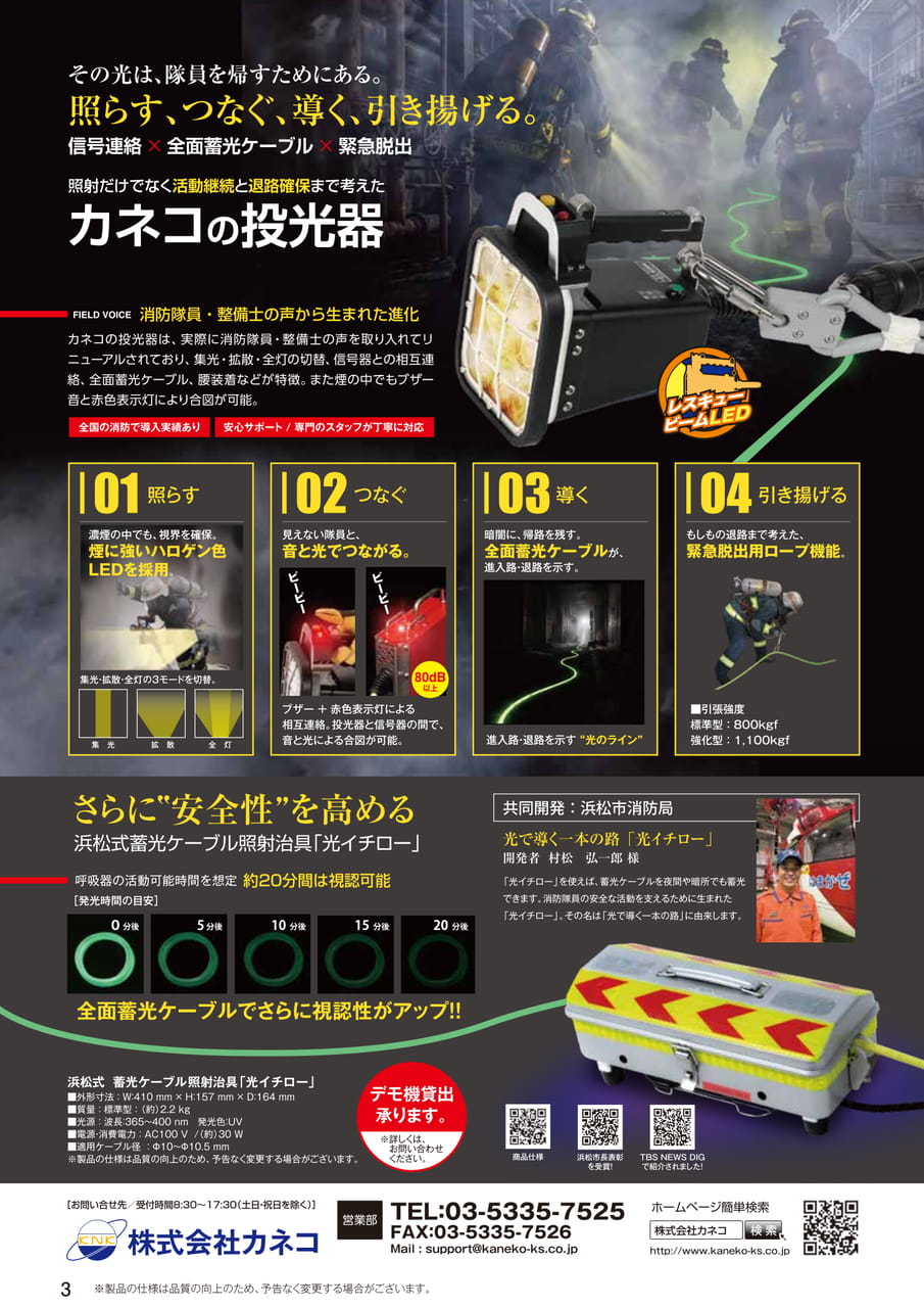 カネコの投光器（5ページ目）