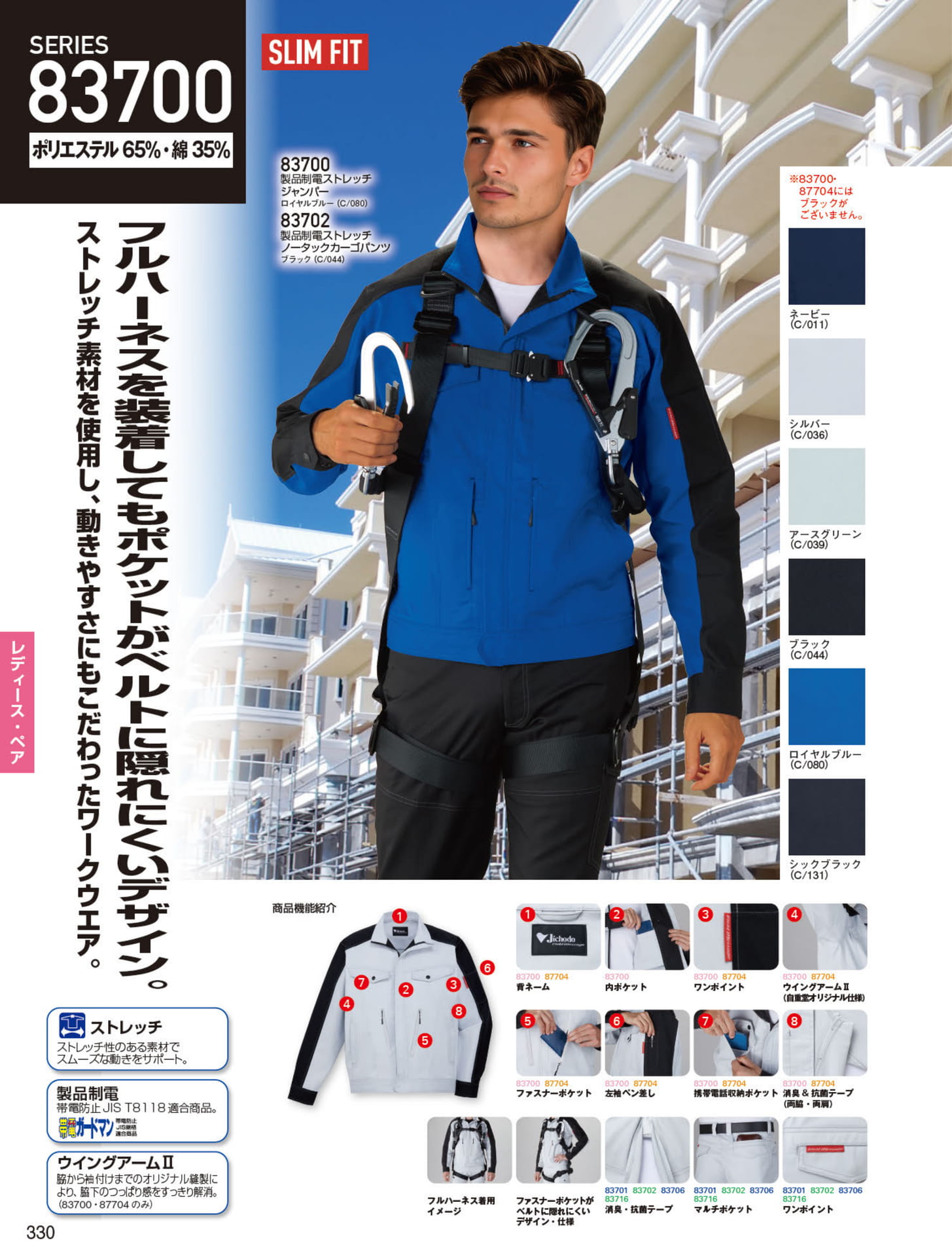 SERIES 83700 ジャンパー（330ページ目）
