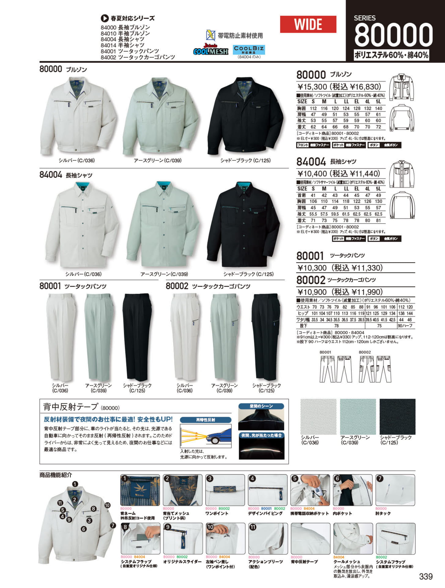 SERIES 80000 ブルゾン（339ページ目）