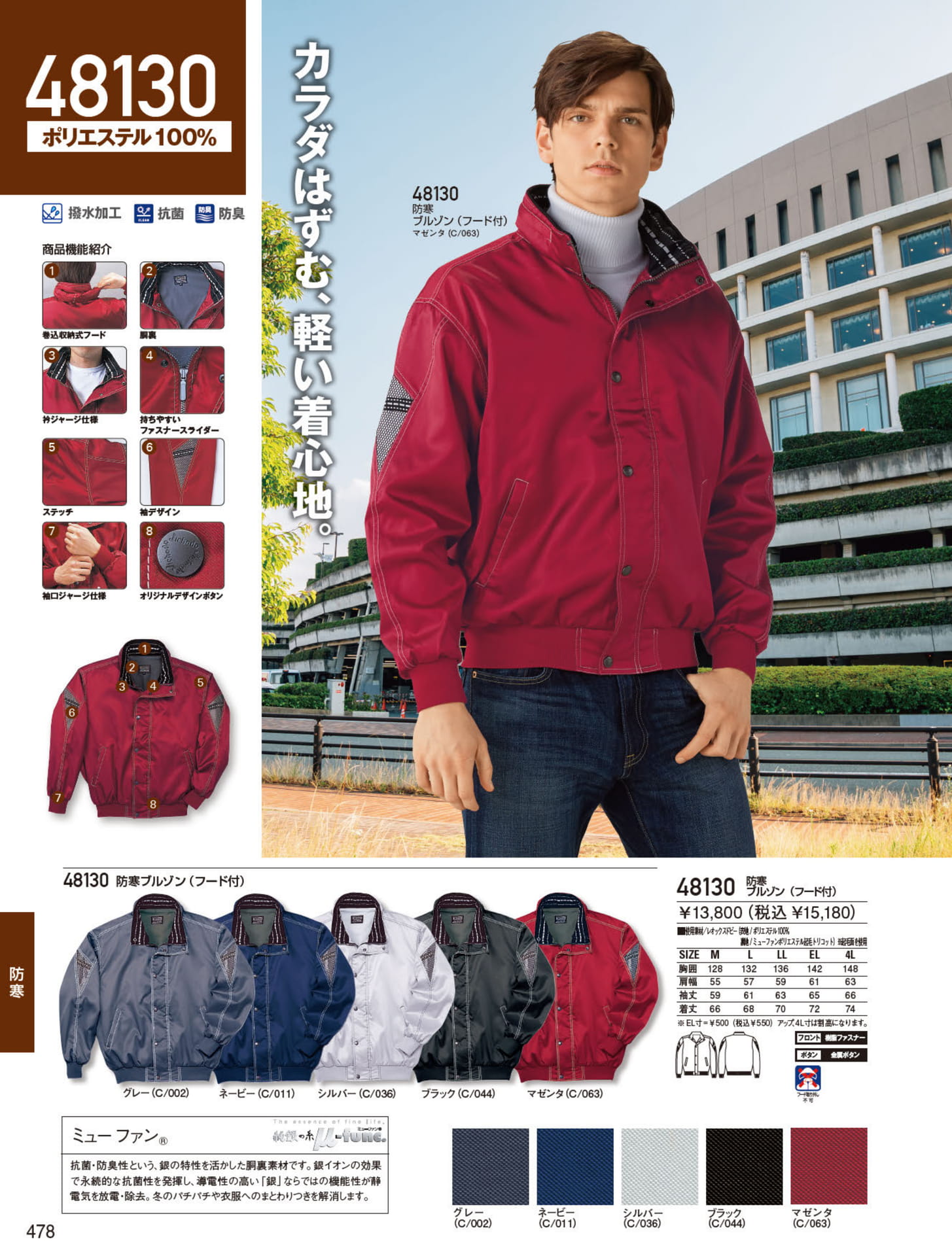 防寒ブルゾン（478ページ目）