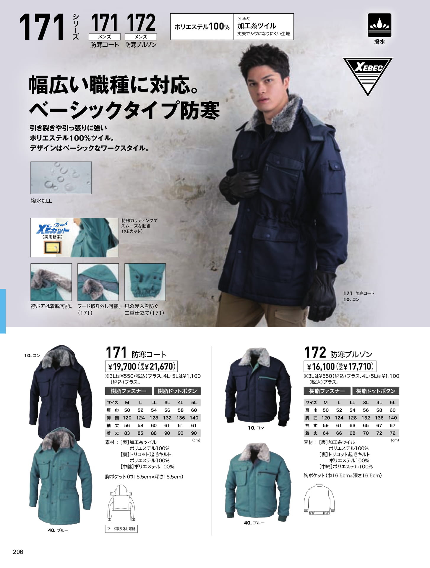 171/172 防寒服(206ページ目)