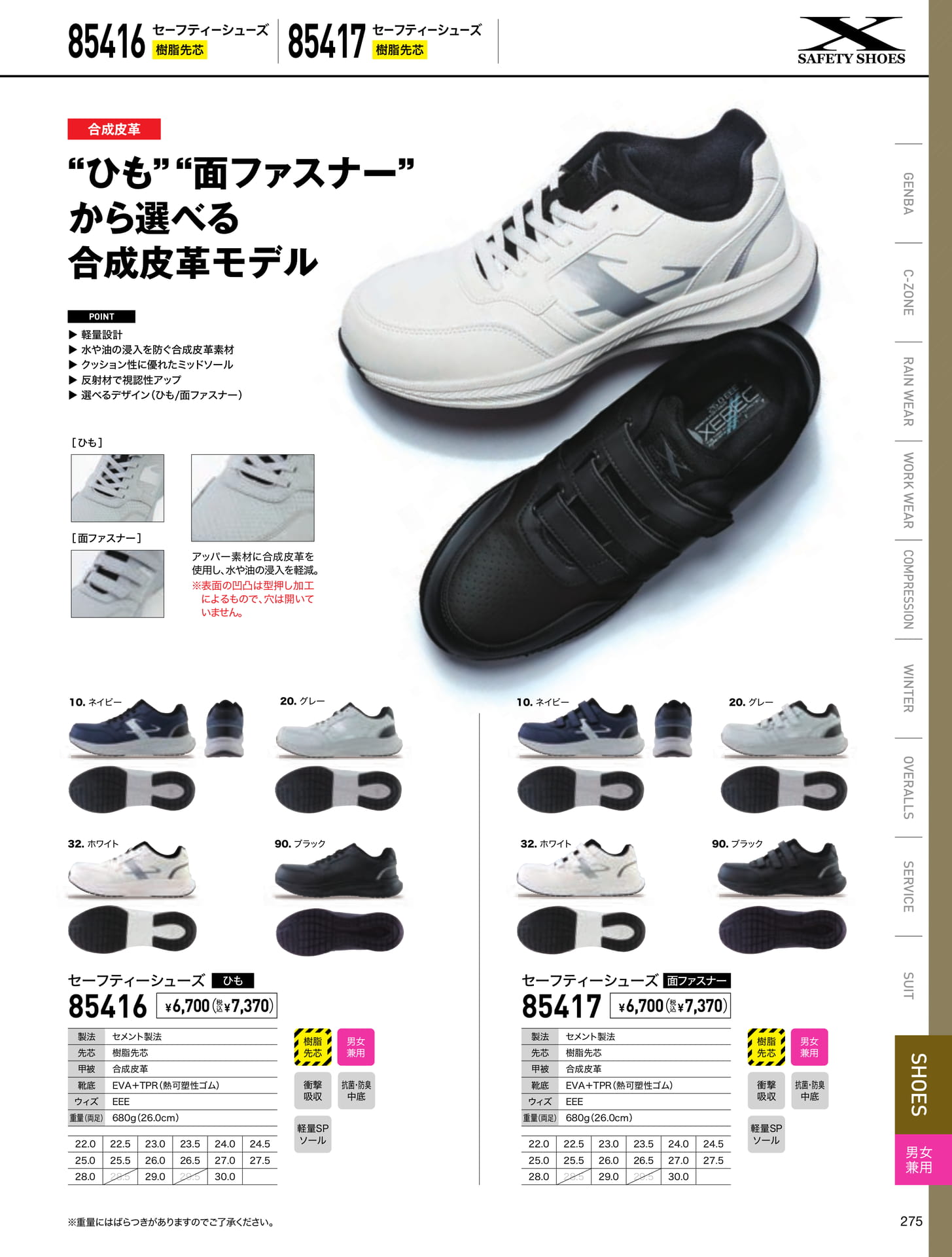 セーフティーシューズ(275ページ目)