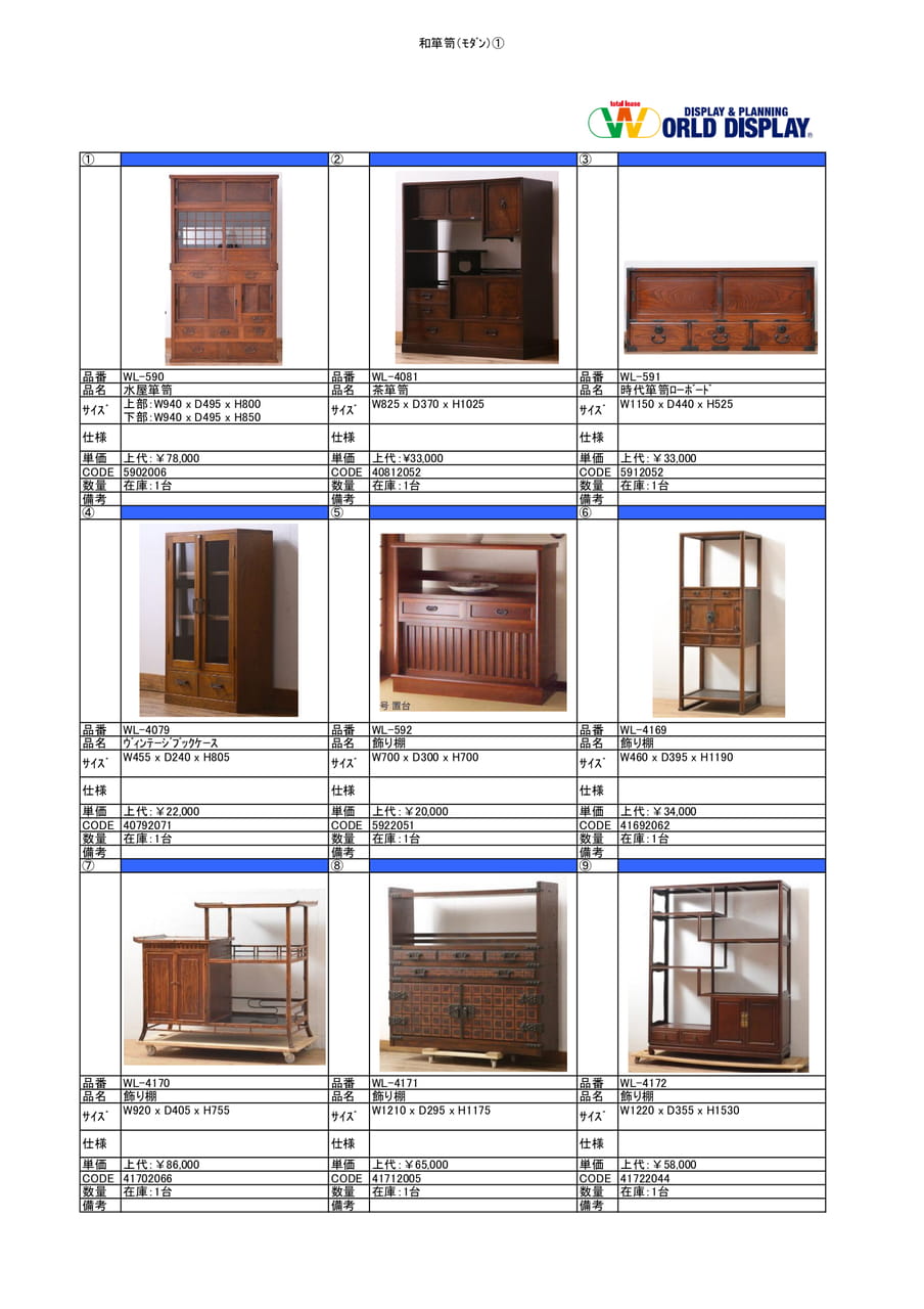 収納家具（和箪笥)①（12ページ目）
