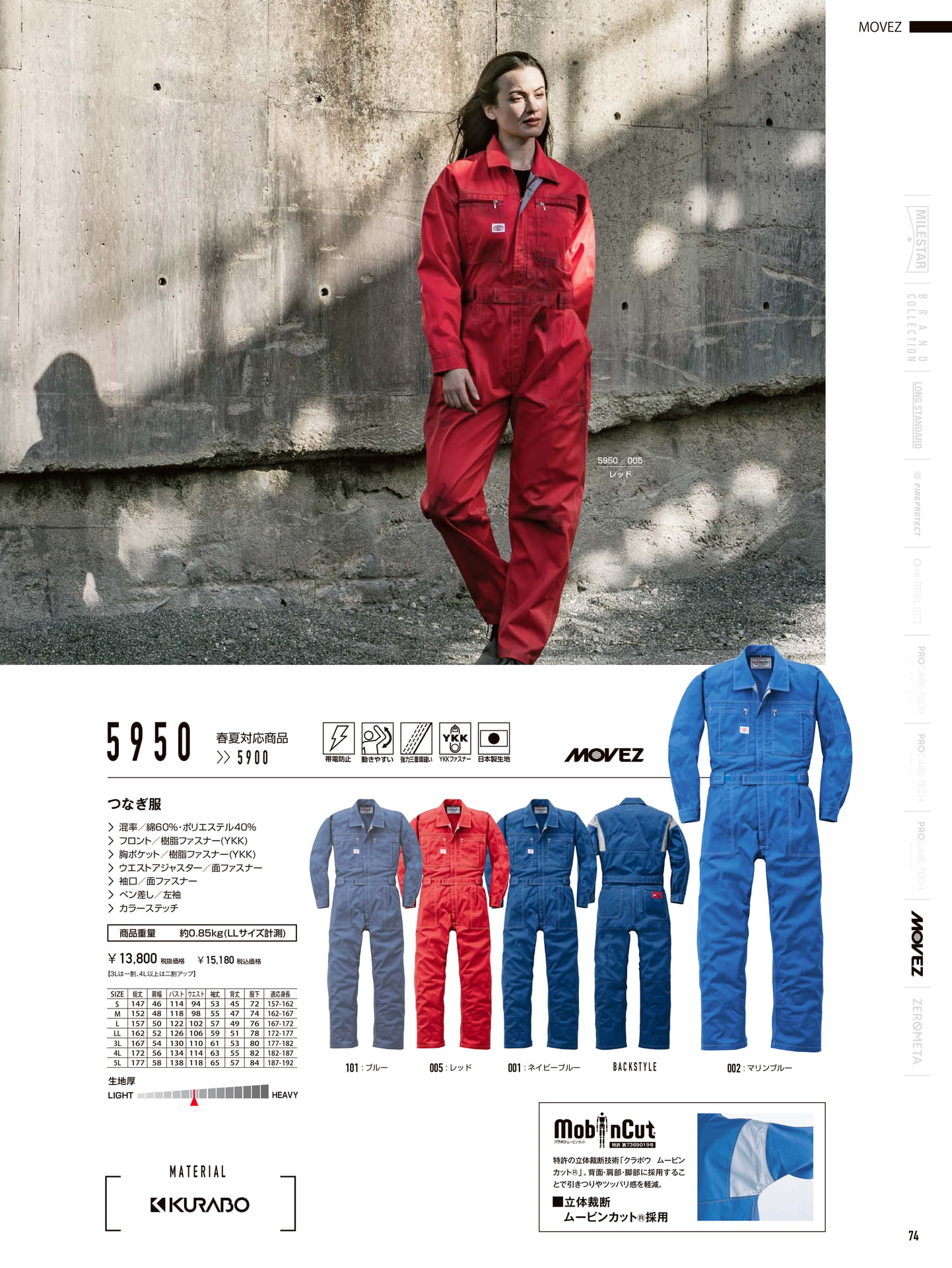 つなぎ服 5950(75ページ目)