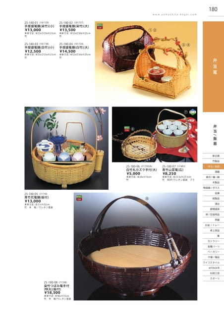 P180 弁当・飯器 - 弁当篭(181ページ目)