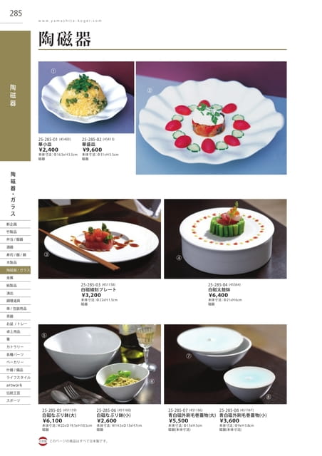 P285 陶磁器・ガラス - 陶磁器(286ページ目)