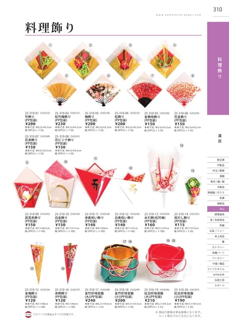 P310 演出 - 料理飾り(311ページ目)