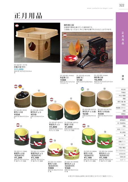 P322 演出 - 正月用品(323ページ目)