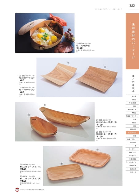 P382 串/包装用品 - 未利用材のパッケージ(383ページ目)