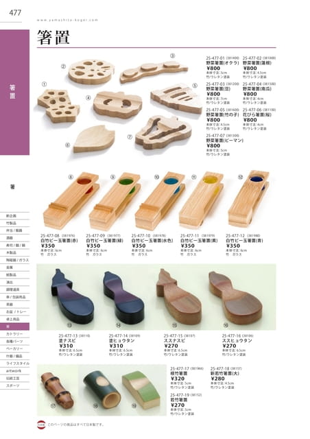 P477 箸 - 箸置(478ページ目)