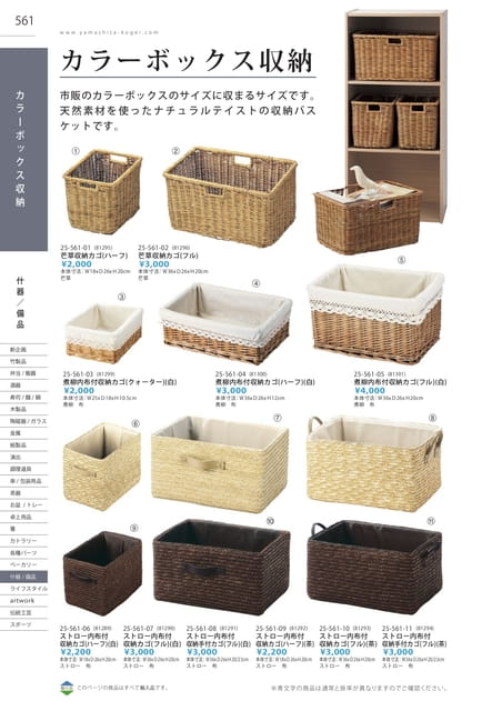 P561 什器/備品 - カラーボックス収納(557ページ目)