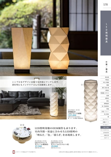 P578 什器/備品 - LED照明器具(574ページ目)