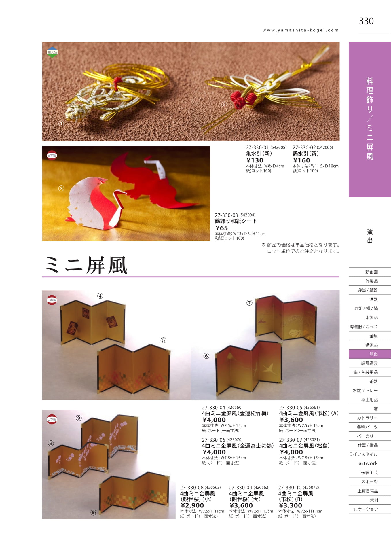 新春扇面懐紙・祝い串（333ページ目）