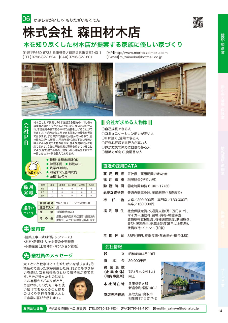 株式会社 森田材木店（15ページ目）