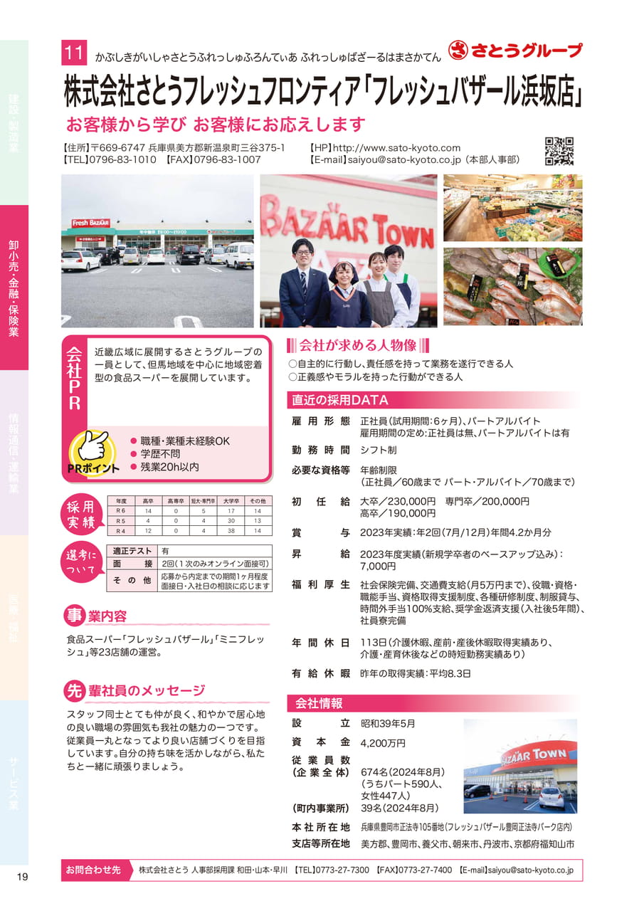 株式会社さとうフレッシュフロンティア「フレッシュバザール浜坂店」（20ページ目）