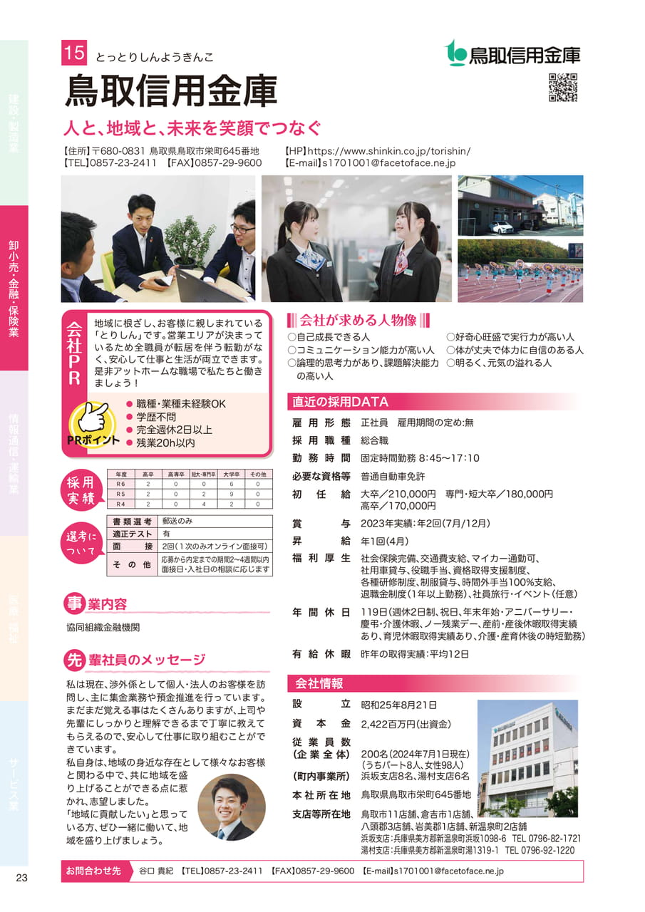 鳥取信用金庫（24ページ目）
